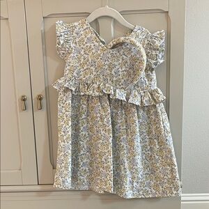 Rylee + Cru Yellow Floral Dress